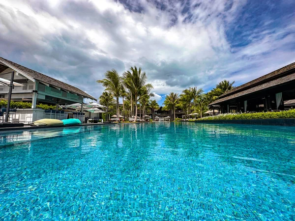 Utsikt Över Choengmon Beach Och Resort Koh Samui Thailand Sydostasien — Stockfoto
