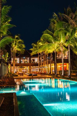 Choengmon Sahili manzarası ve Koh Samui, Tayland, Güney Doğu Asya