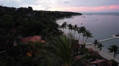 Koh Samui, Tayland 'daki Lamai plaj beldesi, Güney Doğu Asya