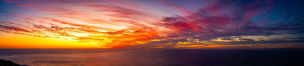 Aussichtspunkt Bei Sonnenuntergang Über Kapstadt Westkap Südafrika Hochwertiges Foto — Stockfoto