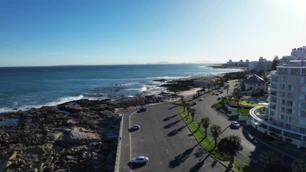 Widok Lotu Ptaka Cape Town Zachodni Przylądek Republika Południowej Afryki — Wideo stockowe