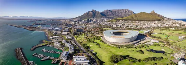 Aerial View Cape Town Stadium Kaapstad Stadion Green Point Western — Stock Photo, Image