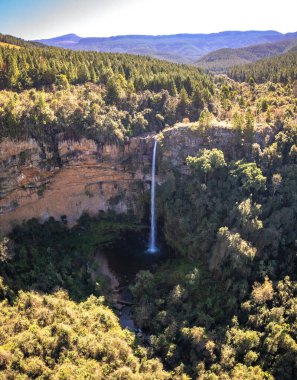 Graskop 'taki Lone Creek Falls, Güney Afrika, Afrika