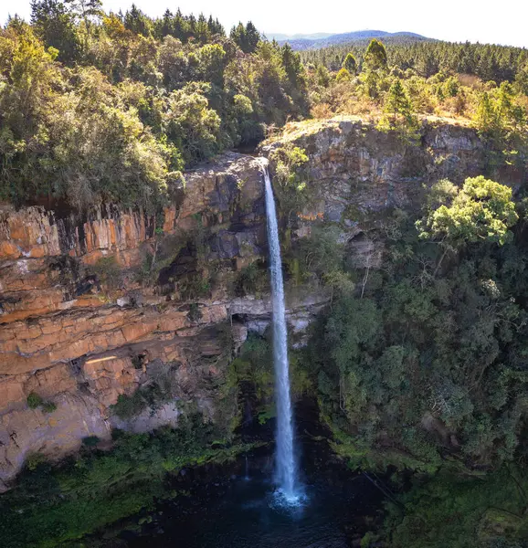 Graskop Taki Lone Creek Falls Güney Afrika Afrika Stok Resim