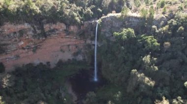 Graskop 'taki Lone Creek Falls, Güney Afrika, Afrika