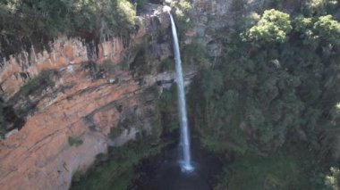Graskop 'taki Lone Creek Falls, Güney Afrika, Afrika