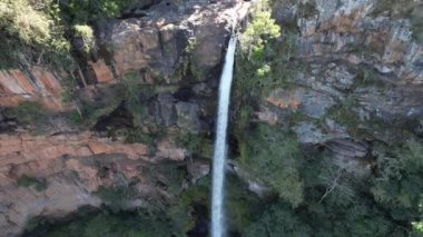 Graskop 'taki Lone Creek Falls, Güney Afrika, Afrika