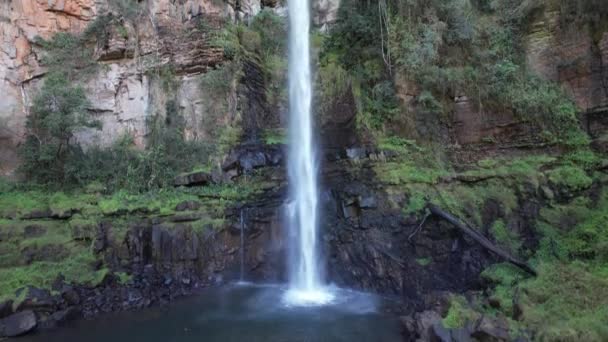 Lone Creek Falls Graskop South Africa Africa — Stock Video