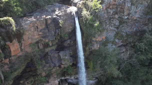 Lone Creek Falls Graskop Νότια Αφρική Αφρική — Αρχείο Βίντεο