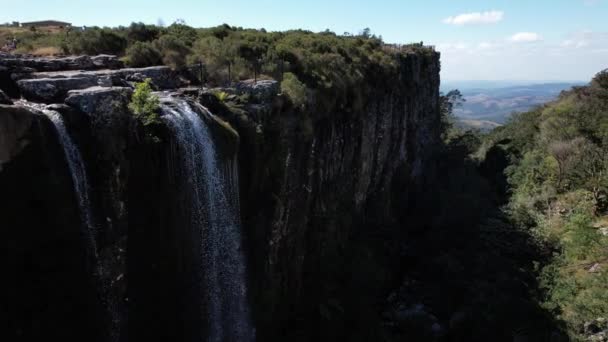 Vista Aérea Roca Pináculo Mpumalanga Sudáfrica Imágenes Alta Calidad — Vídeo de stock