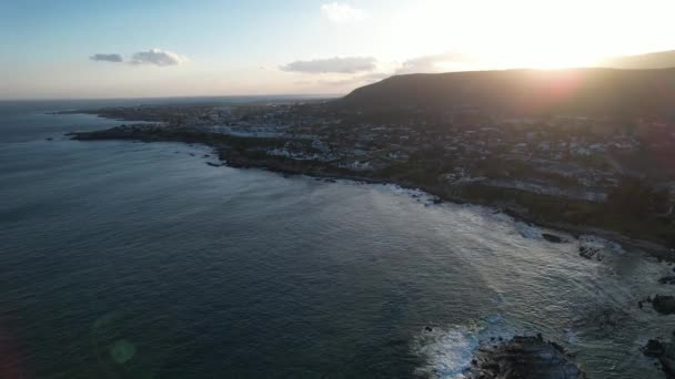 Aerial View Hermanus Coast Western Cape South Africa Africa — Stock Video
