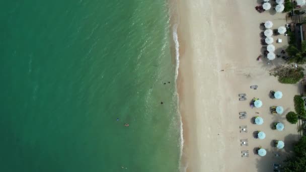 Aerial View Lamai Beach Koh Samui Thailand High Quality Footage — Stock Video