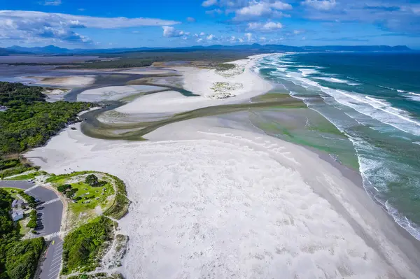 Aerial View Grotto Beach Hermanus South Africa Africa Stock Image