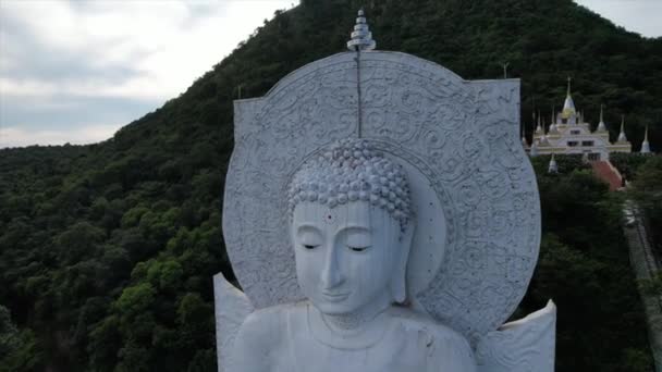 Wat Tham Phrao Krang Tapınağının Havadan Görünüşü Lopburi Tayland Güney — Stok video