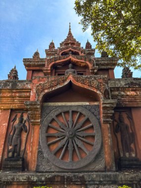 Wat Khao Angkhan tapınağı Buriram, Tayland. Yüksek kalite 3d illüstrasyon