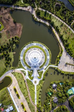 Wat Saeng Tham Wang Khao Khiao veya Phra Maha Chedi Si Saeng Tham Wisutthimongkol Nakhon Ratchasima, Tayland, Güney Doğu Asya