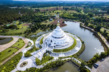 Wat Saeng Tham Wang Khao Khiao veya Phra Maha Chedi Si Saeng Tham Wisutthimongkol Nakhon Ratchasima, Tayland, Güney Doğu Asya