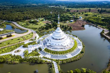 Wat Saeng Tham Wang Khao Khiao veya Phra Maha Chedi Si Saeng Tham Wisutthimongkol Nakhon Ratchasima, Tayland, Güney Doğu Asya