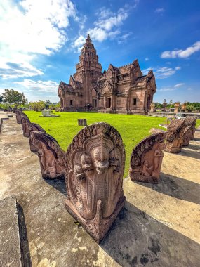 Prasat Muang Tam Tayland 'daki Buriram Kalesi' nde. Yüksek kalite fotoğraf