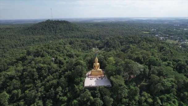 Buriram Tayland Daki Khao Kradong Orman Parkı Güney Doğu Asya — Stok video