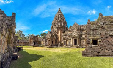 Phanom Rung tarihi parkı, Buriram, Tayland. Yüksek kalite fotoğraf