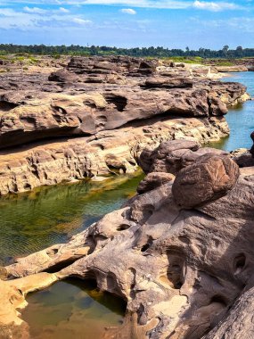 Sam Phan Bok Ubon, Tayland 'da Büyük Kanyon' u sallıyor.