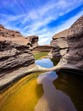 Sam Phan Bok Ubon, Tayland 'da Büyük Kanyon' u sallıyor.