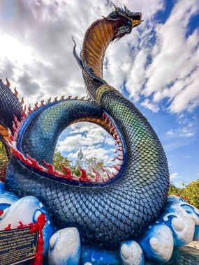 Wat Roi Phutthabat Phu Manorom, Mukdahan, Tayland, Güneydoğu Asya