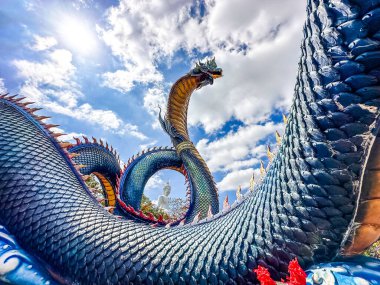 Wat Roi Phutthabat Phu Manorom, Mukdahan, Tayland, Güneydoğu Asya