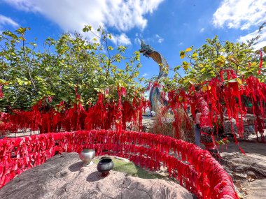 Wat Roi Phutthabat Phu Manorom, Mukdahan, Tayland, Güneydoğu Asya