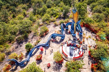 Wat Roi Phra Phutthabat Phu Manorom, Mukdahan, Tayland, Güney Doğu Asya