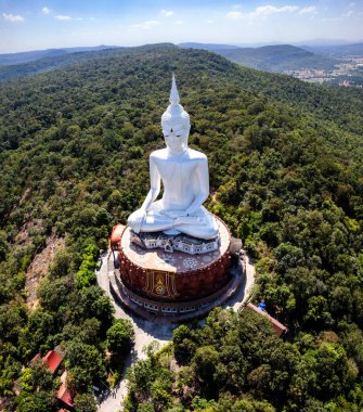 Wat Roi Phra Phutthabat Phu Manorom, Mukdahan, Tayland, Güney Doğu Asya