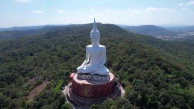 Wat Roi Phra Phutthabat Phu Manorom, Mukdahan, Tayland, Güney Doğu Asya