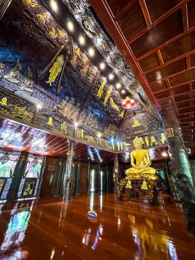 Wat Phuttha Nimit Kalasin, Tayland 'da. Yüksek kalite fotoğraf