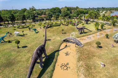 Kalasin, Tayland 'daki Kaeng Don Klang Parkı. Yüksek kalite fotoğraf