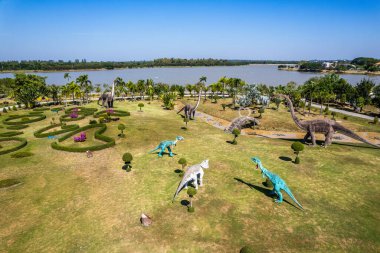 Kalasin, Tayland 'daki Kaeng Don Klang Parkı. Yüksek kalite fotoğraf