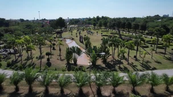 Kaeng Don Klang Park Kalasin Thailand Hochwertiges Foto — Stockvideo
