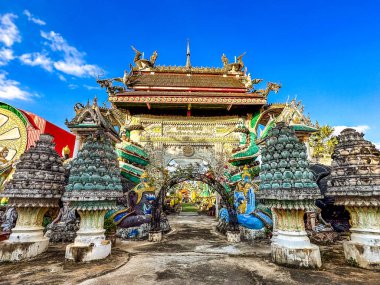 Wat Pa Non Sawan, Roi et, Tayland 'da. Yüksek kalite fotoğraf