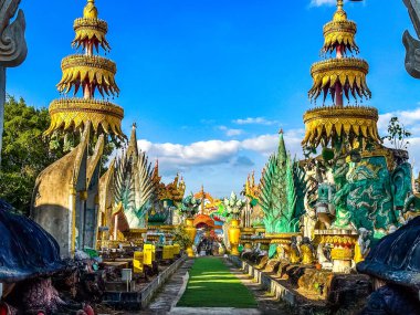 Wat Pa Non Sawan, Roi et, Tayland 'da. Yüksek kalite fotoğraf