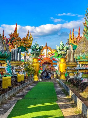 Wat Pa Non Sawan, Roi et, Tayland 'da. Yüksek kalite fotoğraf