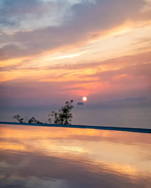 stock image View of Cape Panwa beach at sunset, in Phuket, Thailand, south east Asia