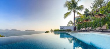 Patong yakınlarındaki Kalim körfezi manzarası, Phuket, Tayland, Güney Doğu Asya