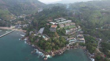 Patong yakınlarındaki Kalim körfezi manzarası, Phuket, Tayland, Güney Doğu Asya