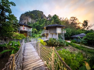 Koh yao noi, Phang Nga, Tayland, Güney Doğu Asya 'daki Cennet Sahili manzarası