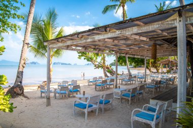 Koh yao noi, Phang Nga, Tayland, Güney Doğu Asya 'daki Cennet Sahili manzarası