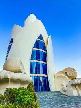 Tramvay kulesi, Vietnam 'daki Nha Trang anıtı. Yüksek kalite fotoğraf