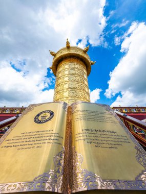 Temple, Stupa and Pagoda in Samten Hills Dalat, Vietnam. High quality photo clipart