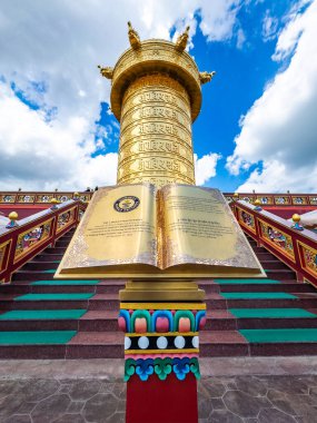 Temple, Stupa and Pagoda in Samten Hills Dalat, Vietnam. High quality photo clipart