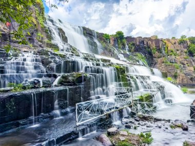 Pongour Waterfall in Dalat, Vietnam, south east asia clipart