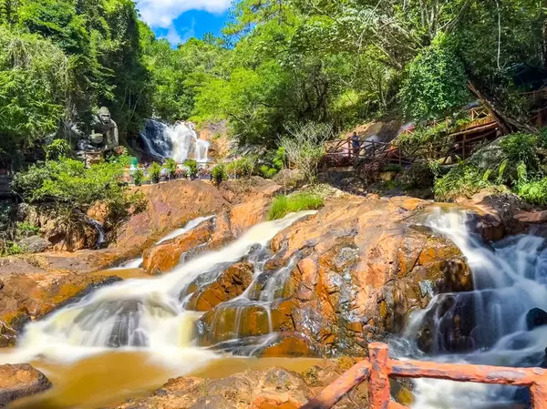 stock image Datanla Waterfall in Da Lat, Vietnam. High quality photo